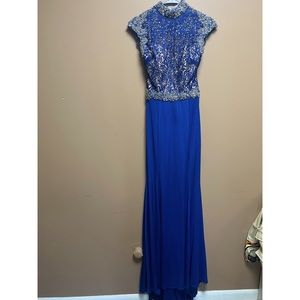 Angela and Alison Royal Blue Ball Gown Size 8 (womens/juniors)